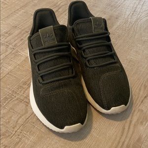 dark green adidas shoes